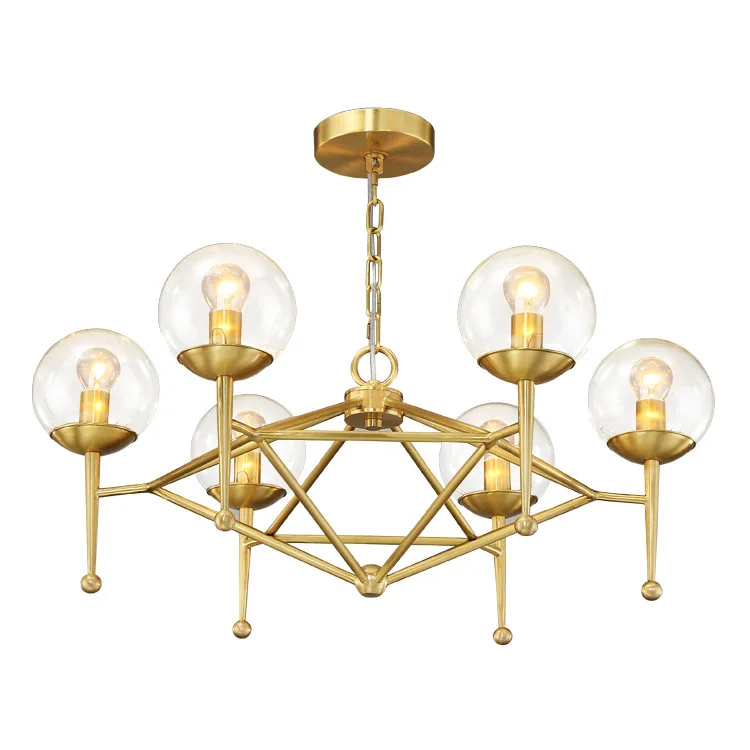 Скандинавские подвесные потолочные светильники стеклянные светодиодные для