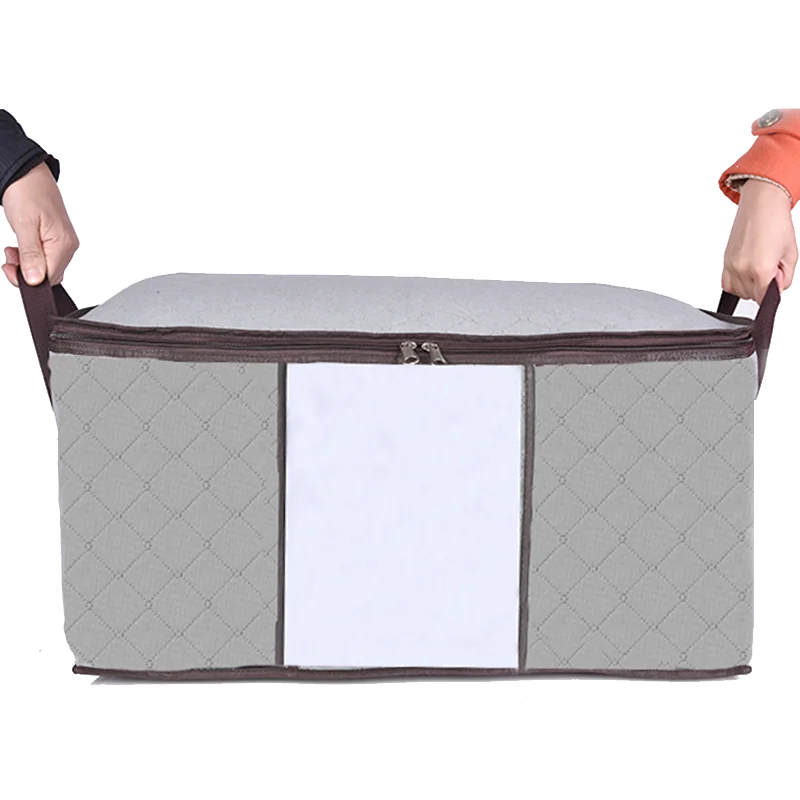 

Blanket Clothes Storage Bags Large Capacity Zippered Suitcases Storage Bags Closet Cubes Sac Rangement Home Organization DFSND