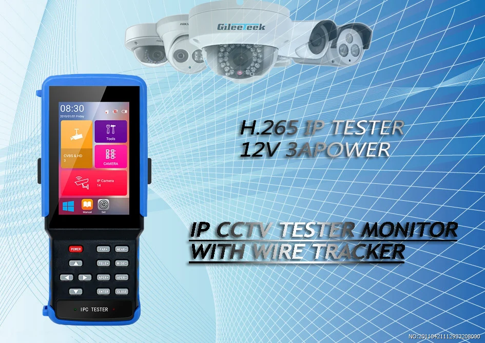 Ip камера 5 в 1 8 Мп Tvi Cvi МП Ahd Cvbs 4 3 дюйма|Монитор и дисплей для CCTV| |