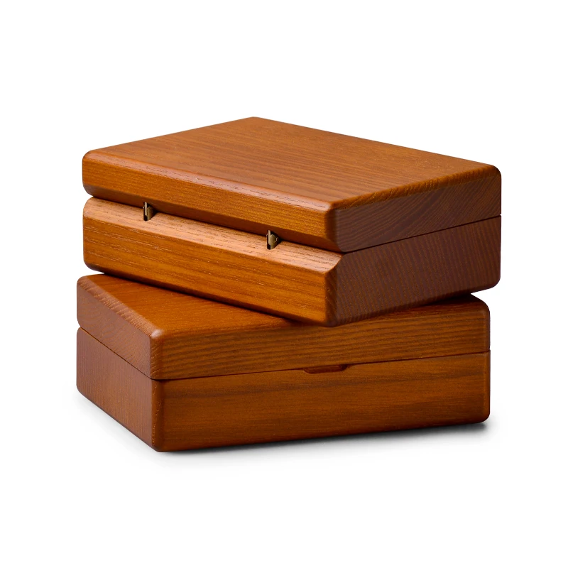 Oirlv цельный деревянный чехол для ювелирных изделий кольцо серьги браслет