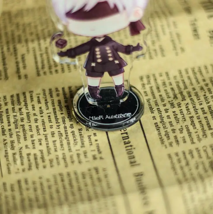 1 шт. кукла из мультфильма НИР: Automata Girl 2B 9S YoRHa акриловая подставка модели игрушек