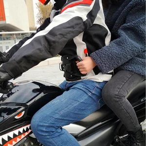 Motorcycle Scooters Safety Belt Back Seat Passenger Grip Grab Handle Non-Slip Strap Universal Motorc in Pakistan