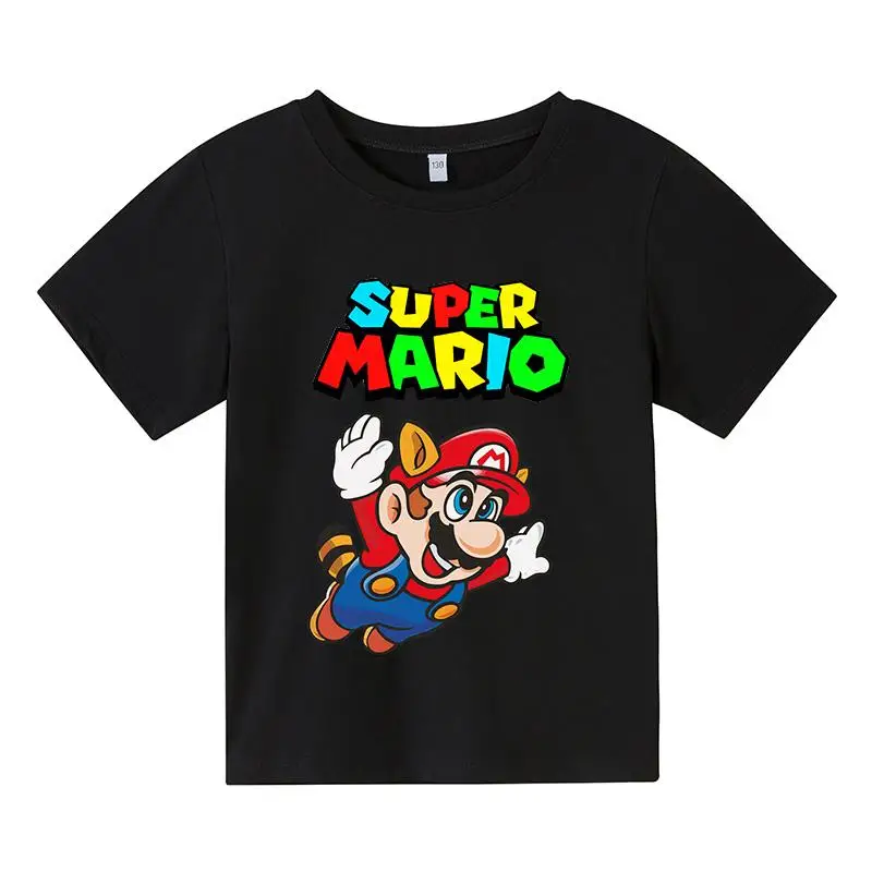 Детская футболка с надписью Super Mario|Футболки для мальчиков| |