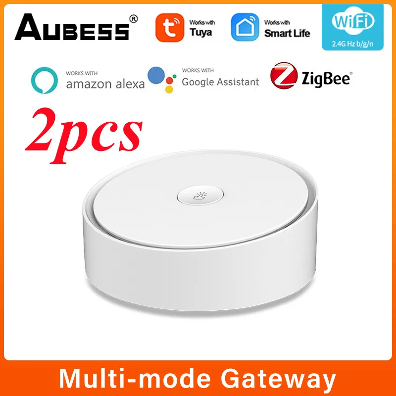 Шлюз Aubess Tuya Gateway многопротокольный шлюз связи с Wi-Fi Bluetooth Zigbee дистанционное