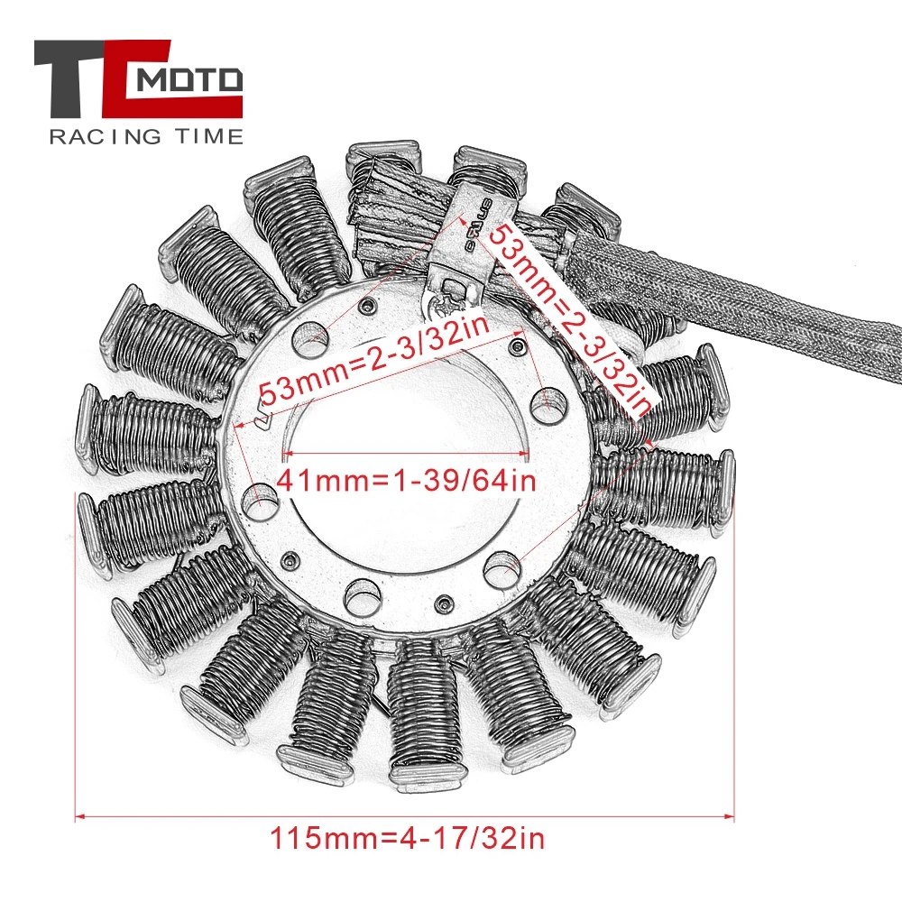 Катушка статора магнитного генератора CBF1000 для Honda SC58 2006-2010 2007 2008 2009 31120-MFA-D01