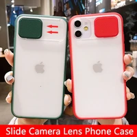 for iphone 12 pro max case slide camera lens protection phone cover for iphone 11 pro max xr xs 6s 7 8 plus shockproof cases