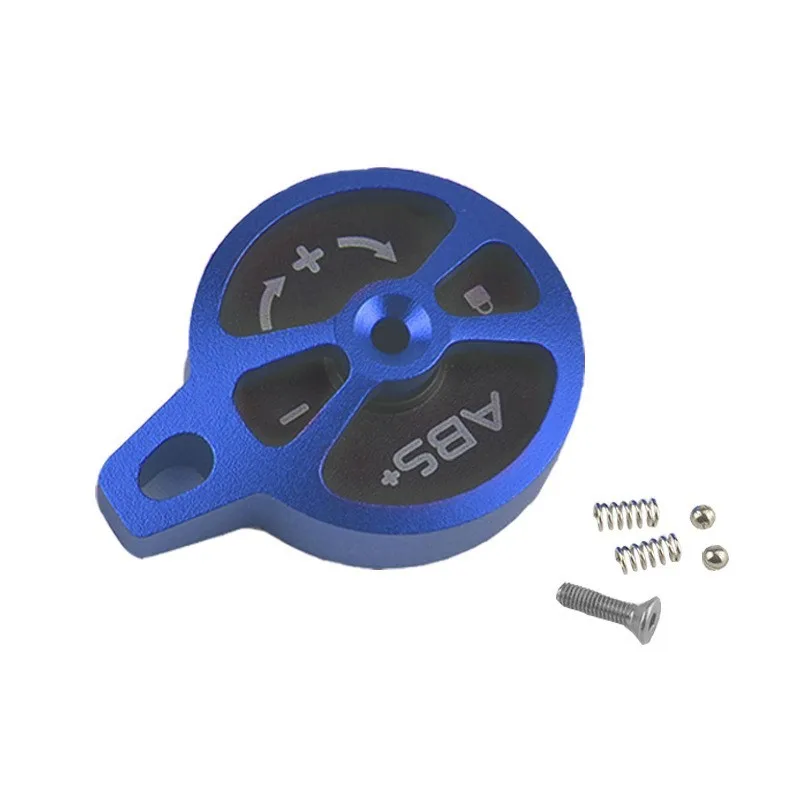 

MTB Bike Cover Lock Cap Switch Manual Lockout Assembly Kit For Bicycle Fork Aluminum Alloy CNC With Screw Small Springs Ball