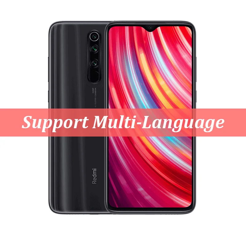 Gray Xiaomi Redmi Note 8 Pro с глобальной прошивкой, 8 ГБ, 128 ГБ, 64 мп, четыре камеры MTK Helio G90T, 6,53 '', FHD+ экран, смартфон, 4500 мА/ч, 18 Вт, QC 3,0 - Цвет: Gray