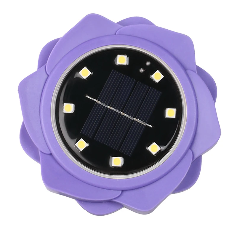 Наземные фонари на солнечной батарее 8 светодиосветодиодный водонепроницаемые