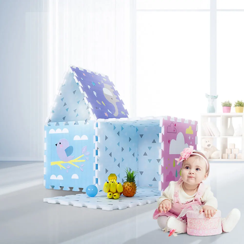 Новый 6 шт. прошитая детская коврик из терполимера тфэ гфп и