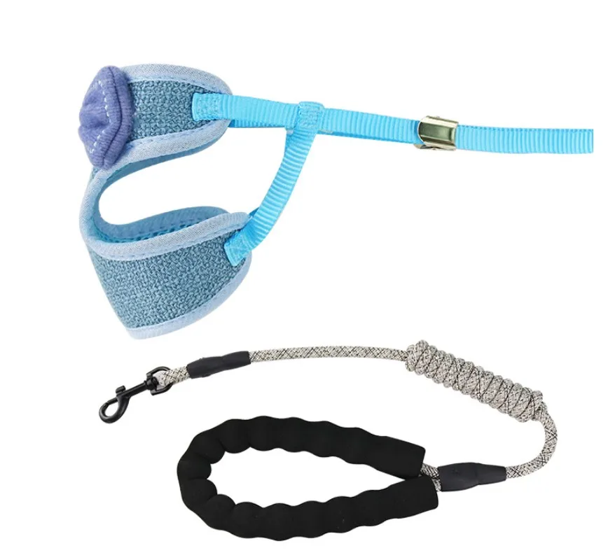 

100pcs Bow Cat Harness Pet Leashes Chest Adjustable Harness Bowknot Cats Leashes Walk Chest Strap Vest Cat Collars hot