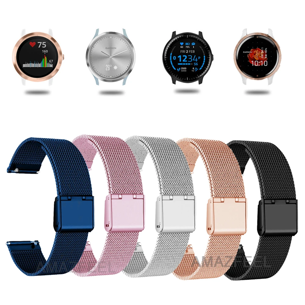 

Металлический браслет для наручных часов Garmin Forerunner 158 245 645