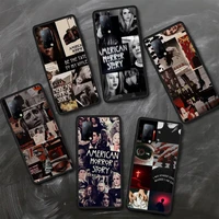 ahs american horror story tv series phone case tpu for samsung s6 s7 s8 s9 s10 plus s20 s21 s30ultrs fundas cover