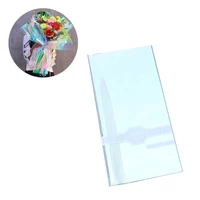 20pcs iridescent film cellophane wrapping packaging paper for flower bouquet gift decoration