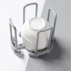 Выдвижная настольная чаша для хранения сушки держатель стойки кухонный Органайзер Пластиковый сливной стаканчик Полка Шкаф сушилка для посуды Инструменты для тарелок