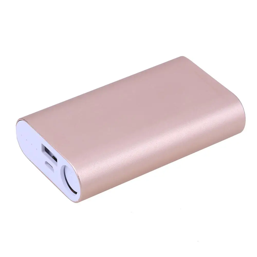 Gold 2x18650, 5600 мА/ч, 5 В, зарядное устройство, коробка(без батареек), USB чехол, набор, сделай сам, зарядное устройство, коробка для всех телефонов, для xiaom - Цвет: Gold