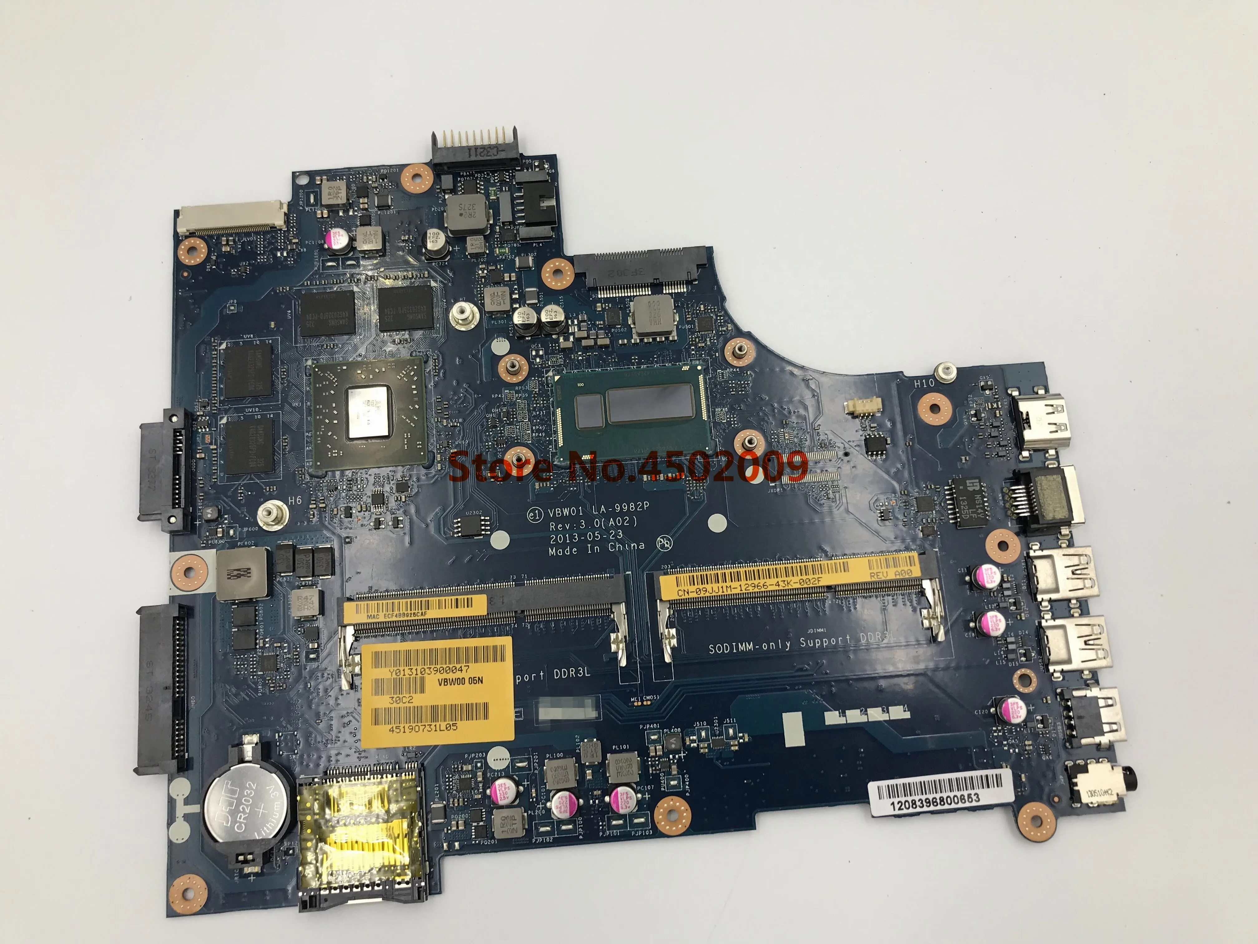 Для dell inspiron 3537 5537 LA-9982P CN-09JJ1M 09JJ1M 9JJ1M материнская плата для ноутбука с I5-4200U и 8850 2G GPU