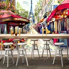 Самоклеящиеся 3D обои с уличным видом, граффити, фотообои для ресторана, кафе, фон, Настенный декор, водонепроницаемый, Papel De Parede Sala 3 D