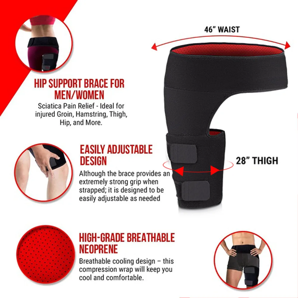 Поддерживающее облегчение боли: Поддержка аддукторных мышц и сухожилия вокруг