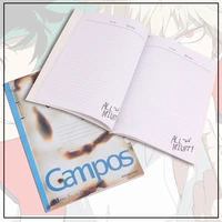 30page anime my hero academia note book hand book pu cover school supplies office supplies deku midoriya izu notebooks