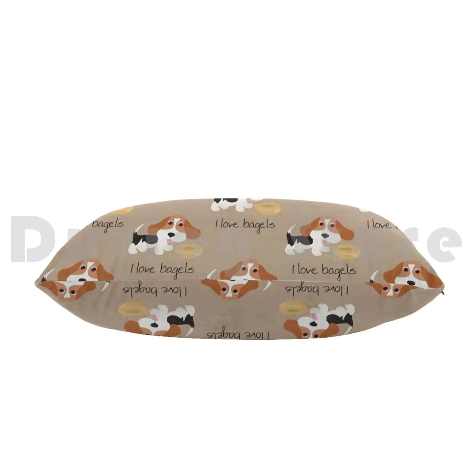 Мне нравятся мешки? Женская подушка с принтом 50x75 I Love Bagels Beagle Hound Hunting
