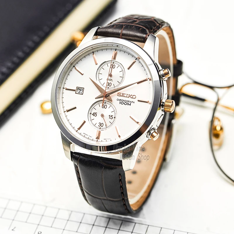 Seiko мужские часы лучший бренд класса люкс спортивные наручные солнечные
