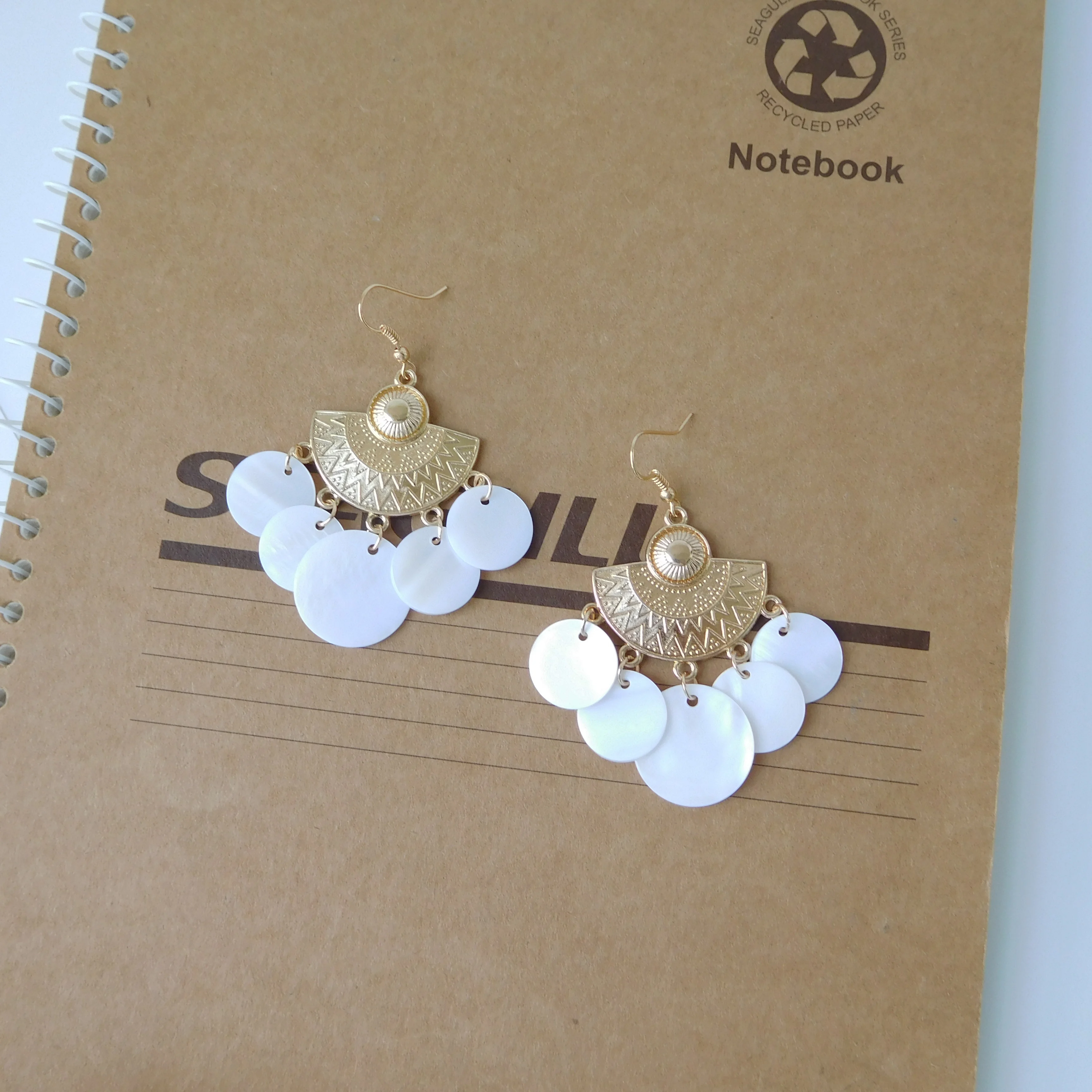 HC модные круглые Висячие Женские серьги летние богемные ювелирные изделия