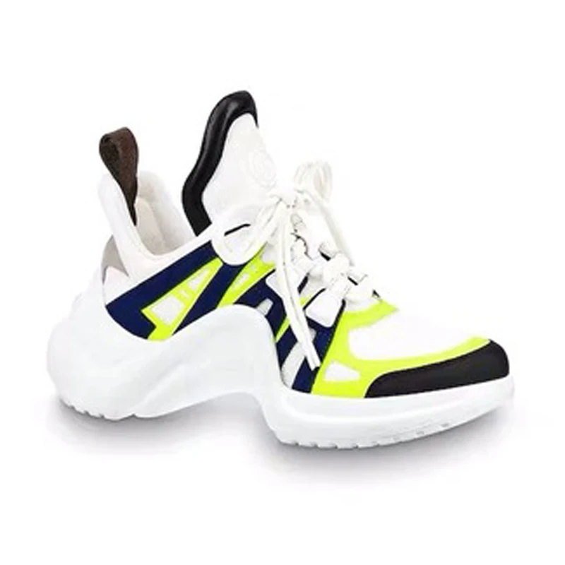 Женская обувь коллекция 2019 года кроссовки на массивном каблуке женская из