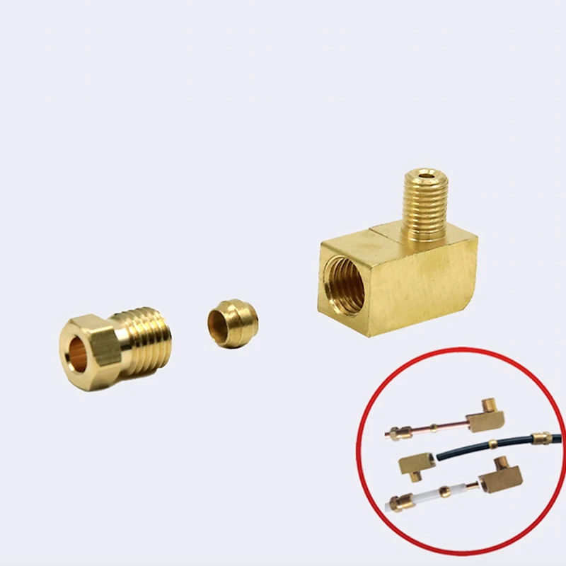 5 шт. металлов латунных фитингов смазки латунный масло трубопроводная арматура