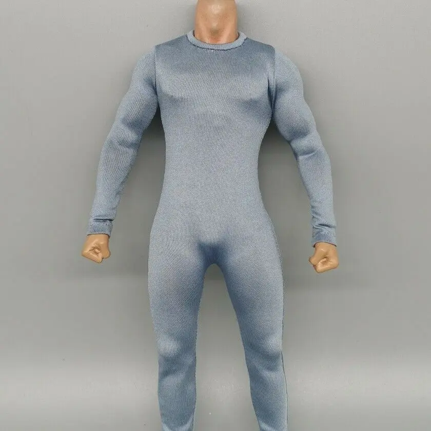

1/6th Blue-gray High Elastic Bodysuit Model for 12" TBL PHICEN HT DAM SS Figure