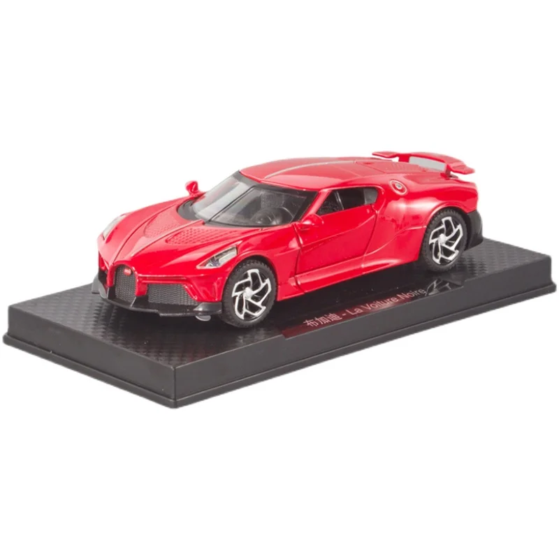 Модель спортивного автомобиля Bugatti Black Dragon 1:32 модель из сплава металлическая