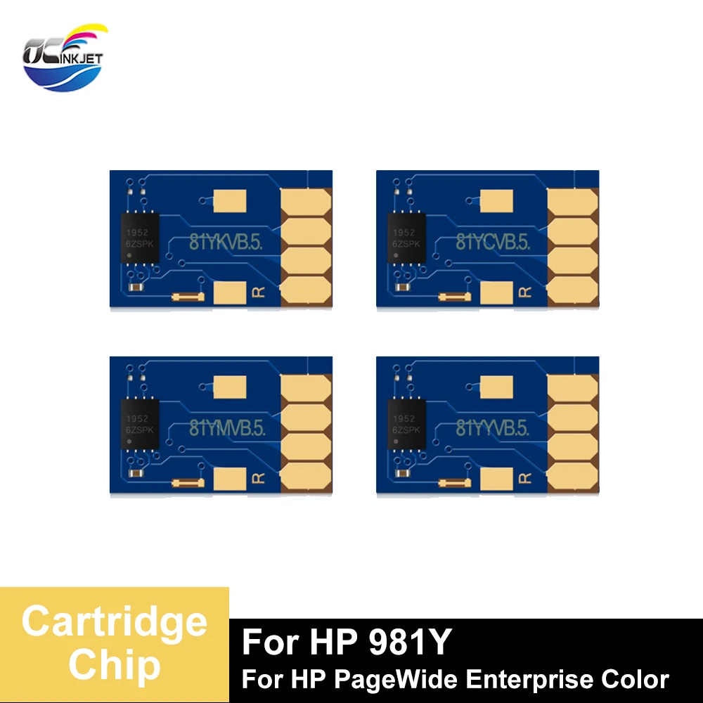 

OCINKJET For HP 981Y Cartridge Chip 981Y One Time Use Chip For HP Pagewide Enterprise Color 586dn 556xh 586z 586f Printer