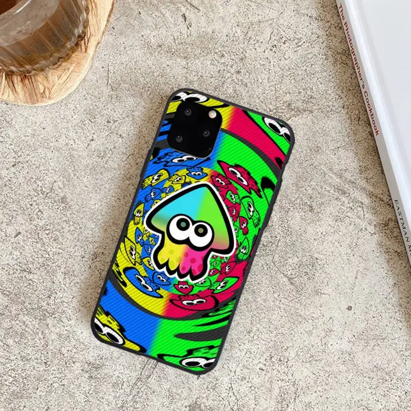 

splatoon 2 Gun machine game Phone Cases for iPhone 8 7 6 6S Plus X 5S SE 2020 XR 11 12 Pro mini pro XS MAX
