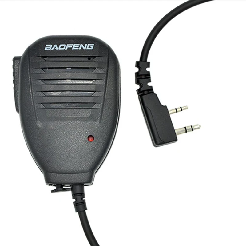 100 original baofeng walkie talkie 50km microphone speaker for baofeng uv 5r bf 888s midland radio communication accessories free global shipping