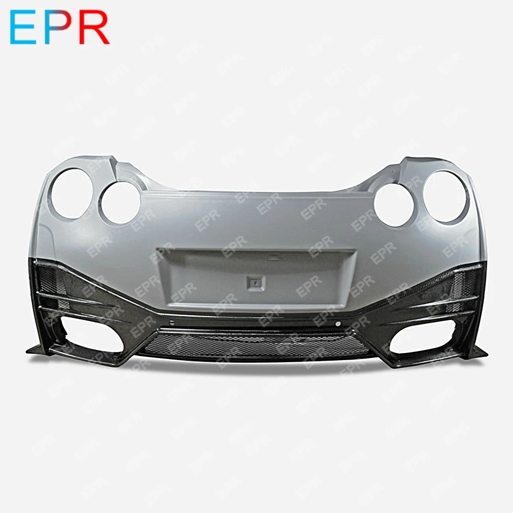 Задний бампер из стекловолокна с задней губой для Nissan GTR R35 Nismo Ver 2 1 шт. (для CBA DBA) (с