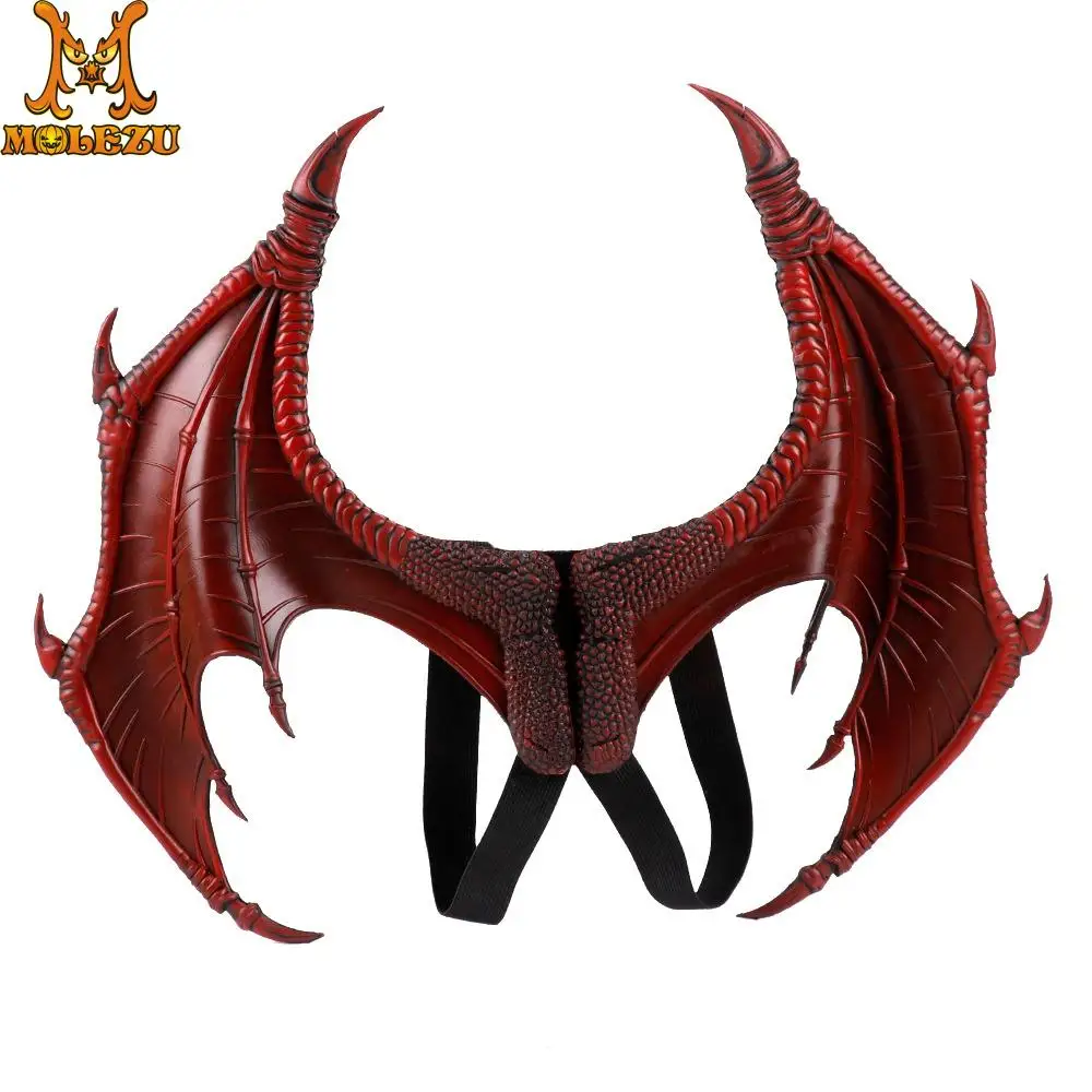 

Molezu Halloween 6 Colors Dragon Wings Children Prop Carnival Dragon Costume Party Cosplay Wings Prop Decor Mardi Gras