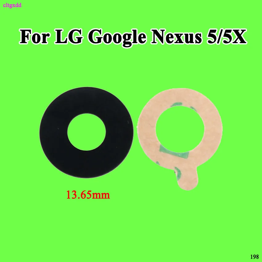 Cltgxdd 2 шт. 5 новая задняя камера стеклянная крышка объектива для LG Google Nexus / 5X