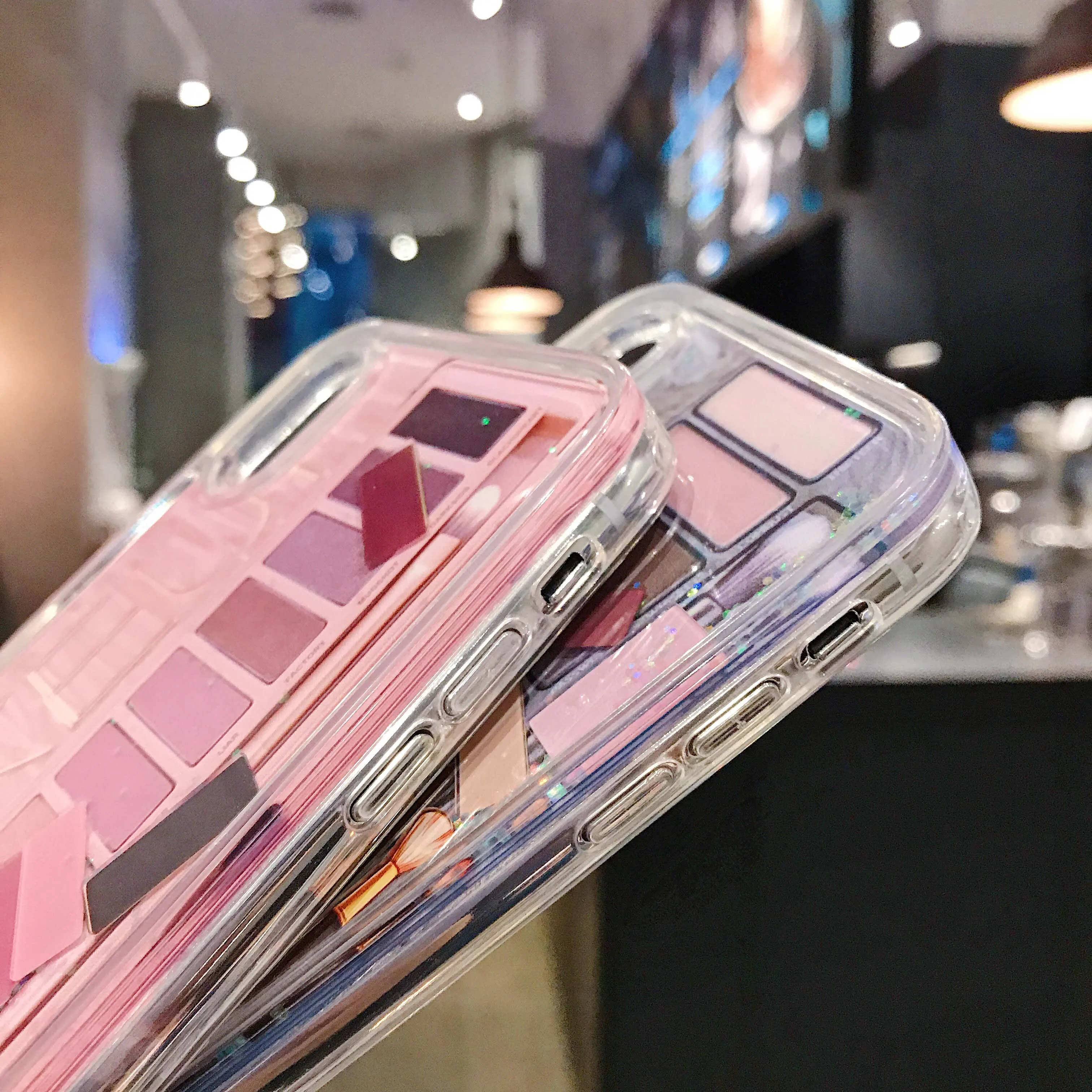 Роскошный футляр для теней век динамический Жидкий чехол телефона IPhone 7 8 P XS Max XR с