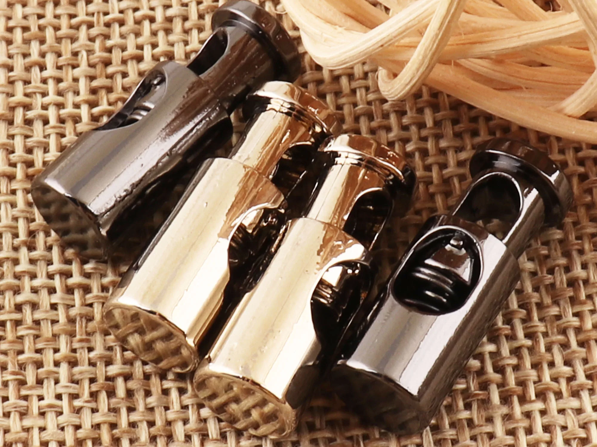 20 шт. Серебряная/металлическая двойная бочка пружинная Пряжка для стопора