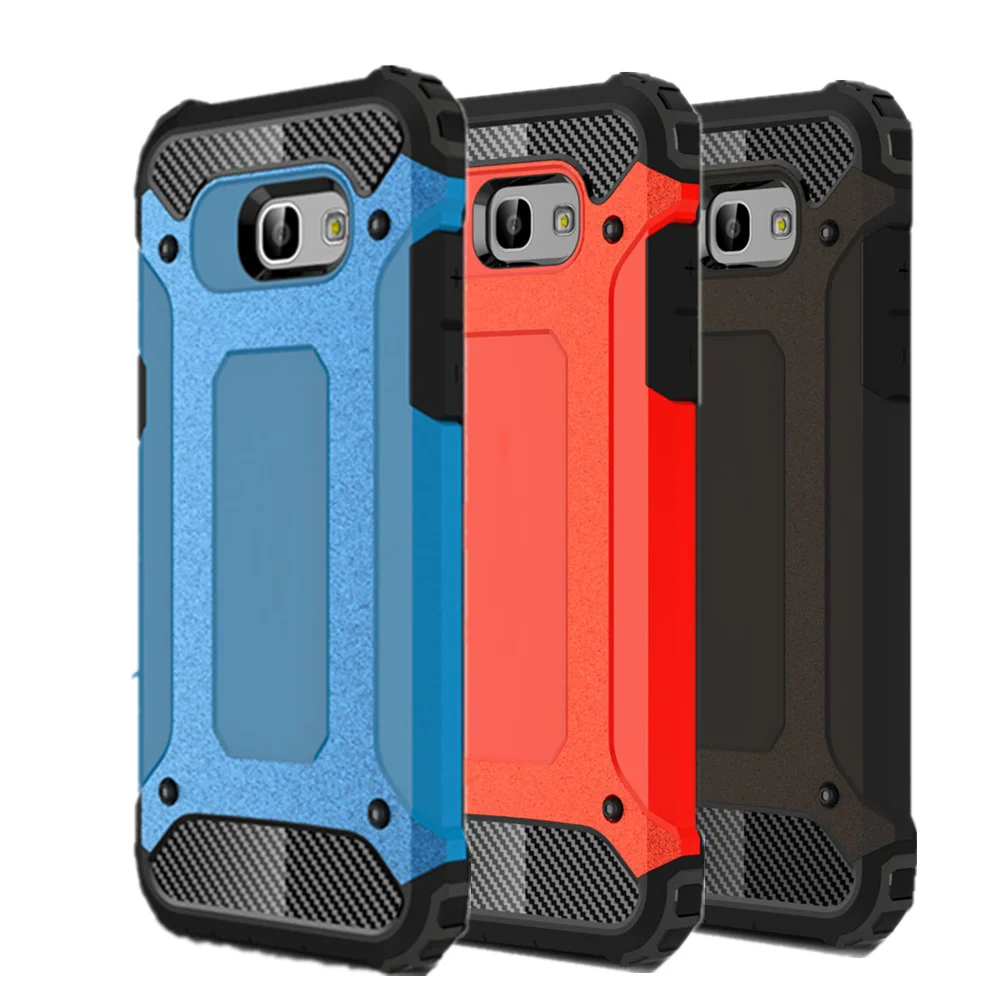 

For Samsung A7 2017 Case Rugged Layer Armor Cover For Samsung Galaxy A7 2017 Phone Cases A 7 Heavy Duty Shockproof Coque A720