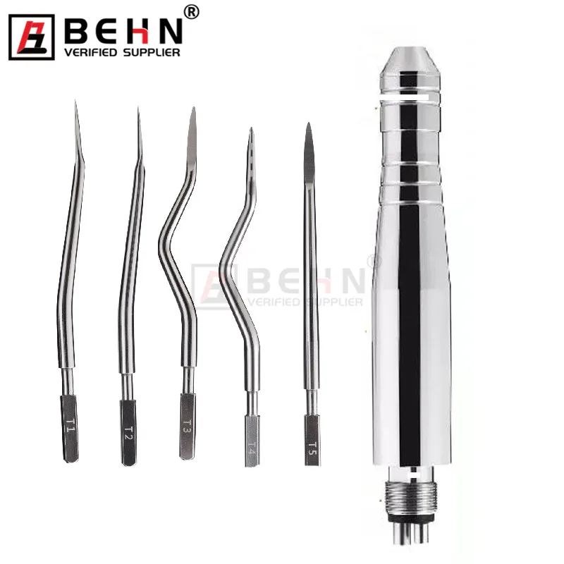 

BEHN Стоматологическая пневматическая/воздушная турбина из нержавеющей стали, стоматологический роскошный Лифт, Хирургический Инструмент д...