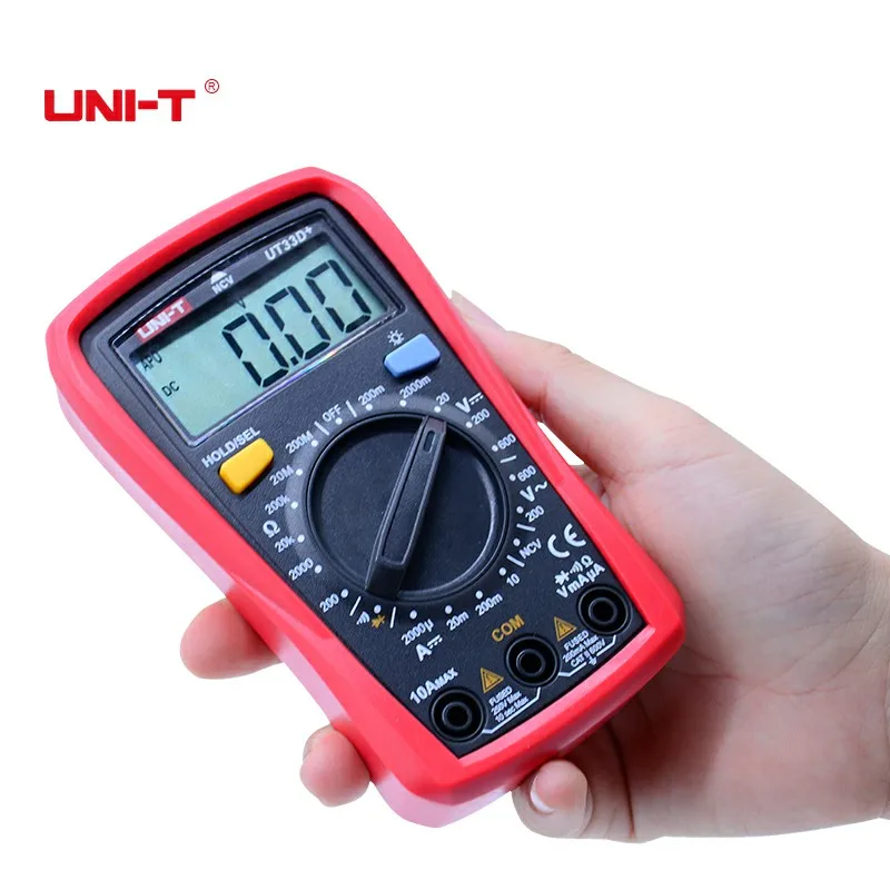 Цифровой мультиметр UT33A +/B +/C +/D + Max напряжение 600 В Бесконтактный температурный