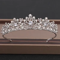 wedding crown hair jewelry bridal headpiece woman baroque rhinestones crystal tiaras bride party hairaccessories