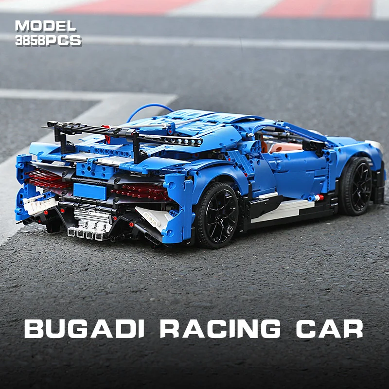 Высокотехнологичная спортивная гоночная модель автомобиля Mould King 13125