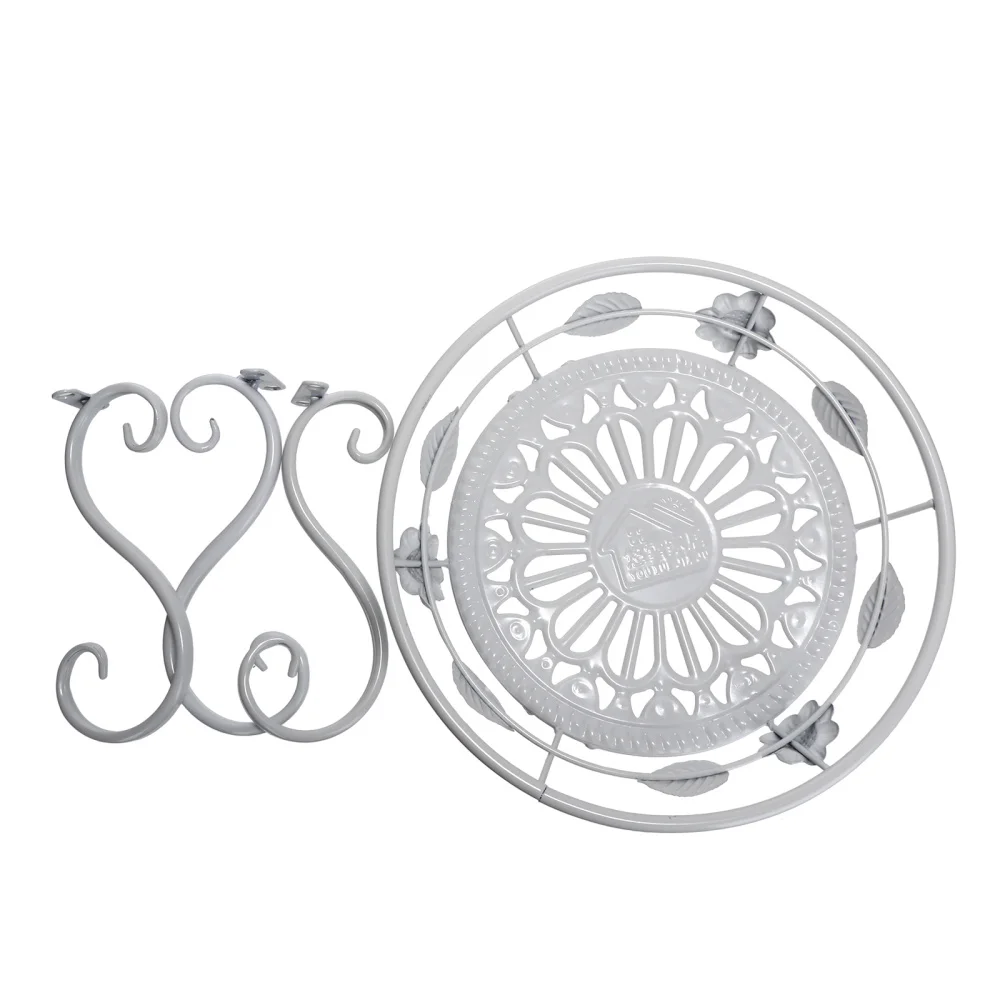 

1Pc Simple Iron Flowerpot Rack Home Single Layer Bonsai Holder Flowerpot Stand