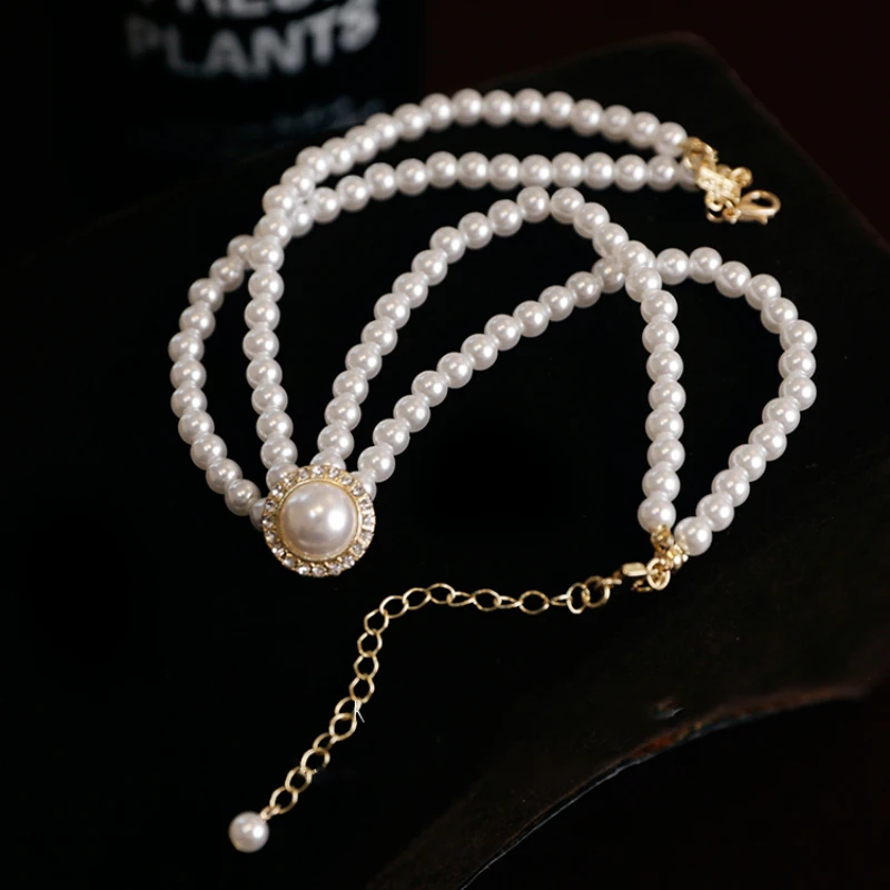 Жемчужное ожерелье ювелирные изделия для женщин аксессуары свадебного платья
