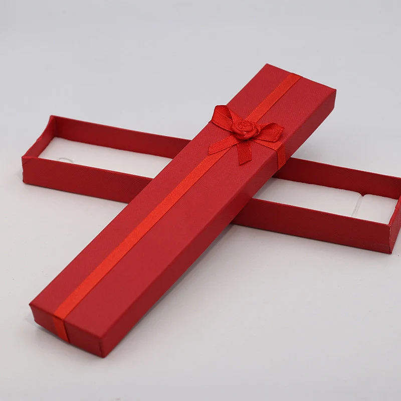 

Fashion Colorful jewelry packing box with bowknot exquisite necklace box bracelet Jewelry Gift Box