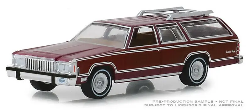 Игрушечный автомобиль GreenLight 1:64 1985 Mercury Grand Marquis цвета Бургунди игрушечный игрушки