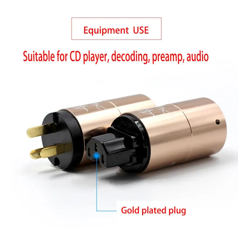 Высококлассный Accuphase 40th US AU EU штекер питания Schuko IEC гнездовой разъем для