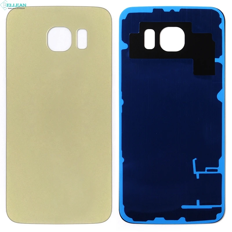 1 шт. Catteny для Samsung Galaxy S6 G920 задняя батарея стеклянная крышка задняя дверь Корпус чехол G920F задняя панель чехол